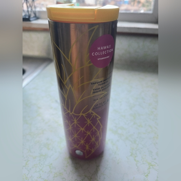 NWT 2020 Starbucks Tumbler Hawaii Exclusive, 16oz - Picture 3 of 5